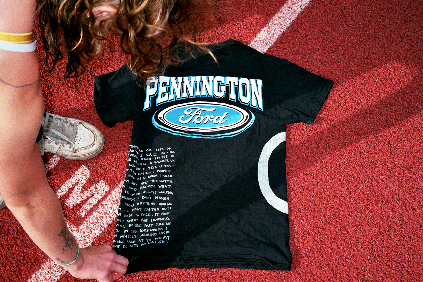 1-of-1 pennington ford oil shirt